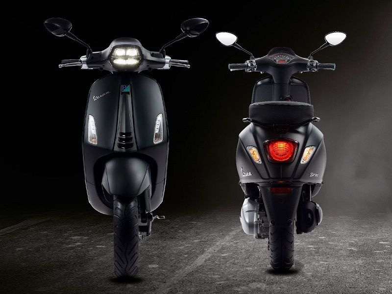 piaggio Vespa Primavera Màu đen bóng dk2014  5giay