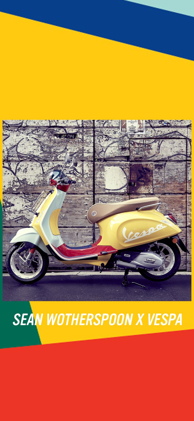 Sean Wotherspoon X Vespa Primavera scooter