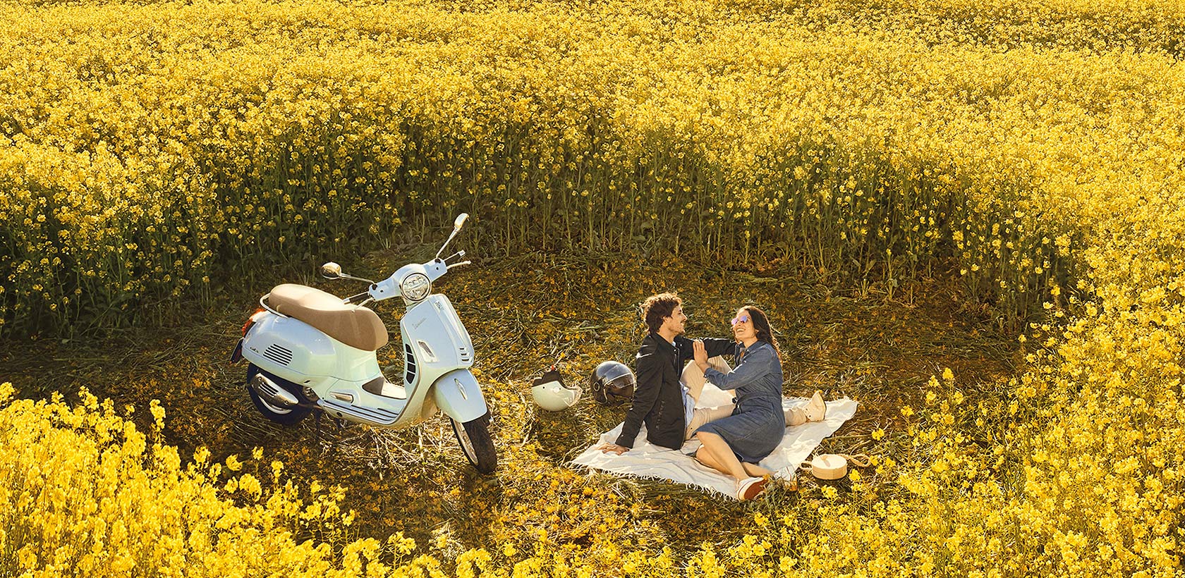 Vespa Blumenwiese