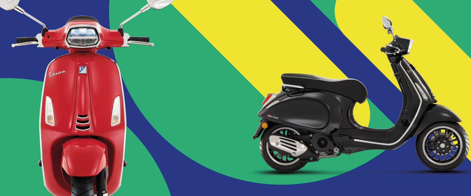 Vespa Sprint maneggevole sportiva con look grintoso