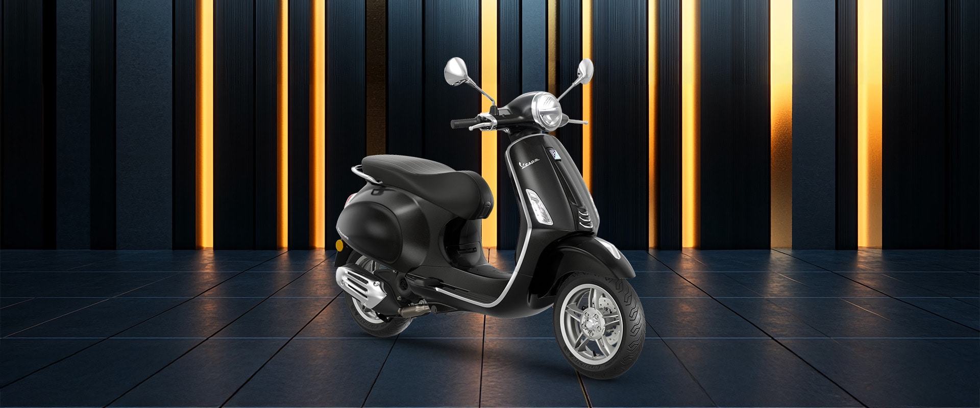 Vespa Scooter 2019 Vespa Gts Super Notte 300 Vespa Gts 300 Super Notte GTS  SUPER 300 NOTTE EDITION, image size:1920x800